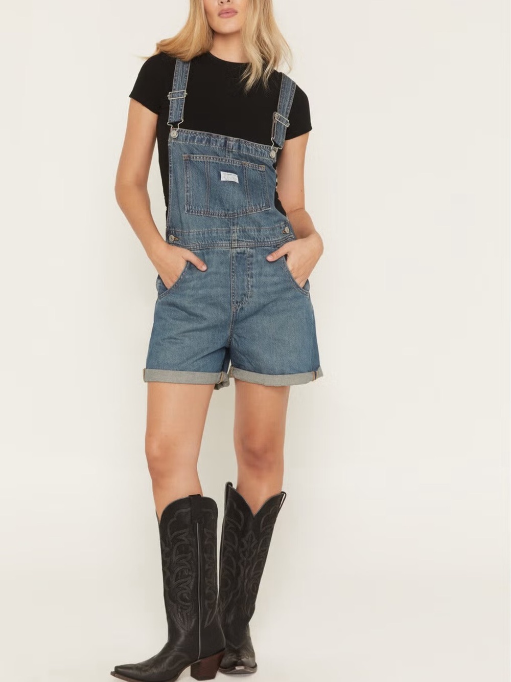 LEVI'S WOMEN'S ABOUT LAST WEEK VINTAGE OVERALLS Small